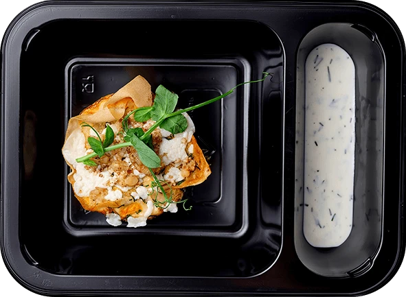 Блюдо: Омлет с бужениной из индейки