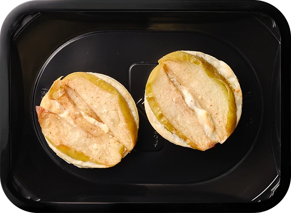 Блюдо: Сырники с яблоками и корицей